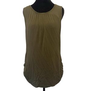 Nursing Tank Top in Olive Green